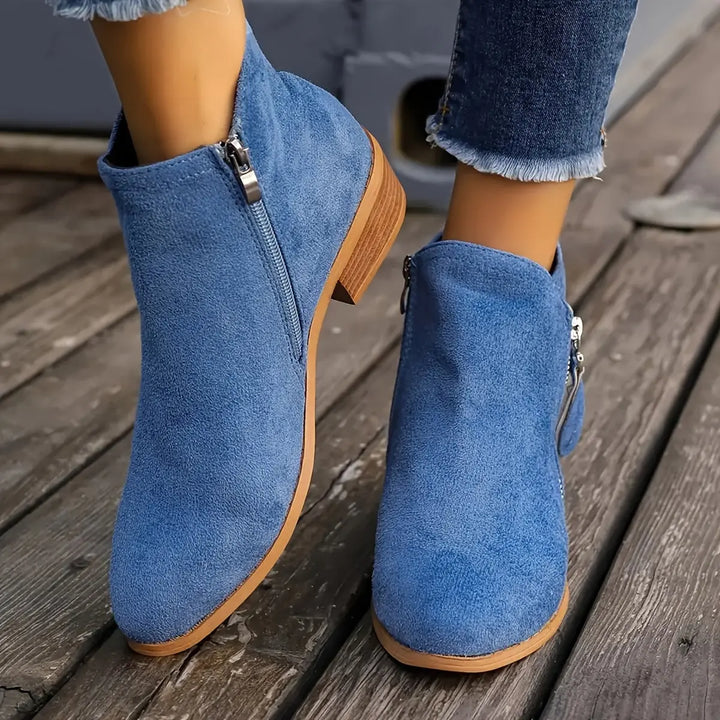 Velour Path Suede Ankle Boots Jasmine's Boutique Australia