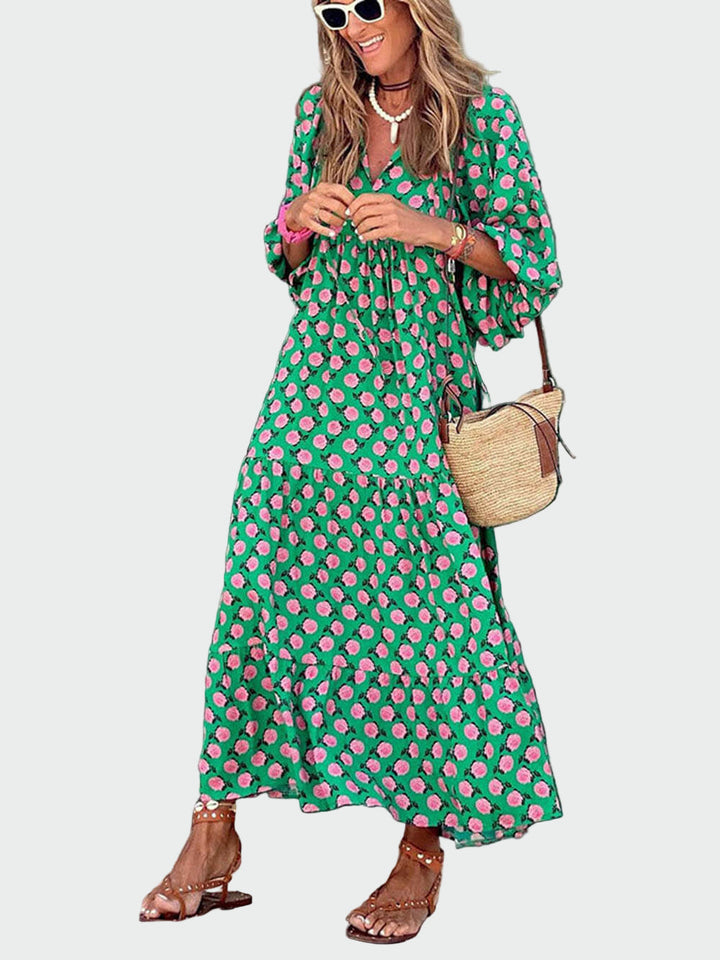Bohemian Printed Maxi Dress Jasmine's Boutique Australia