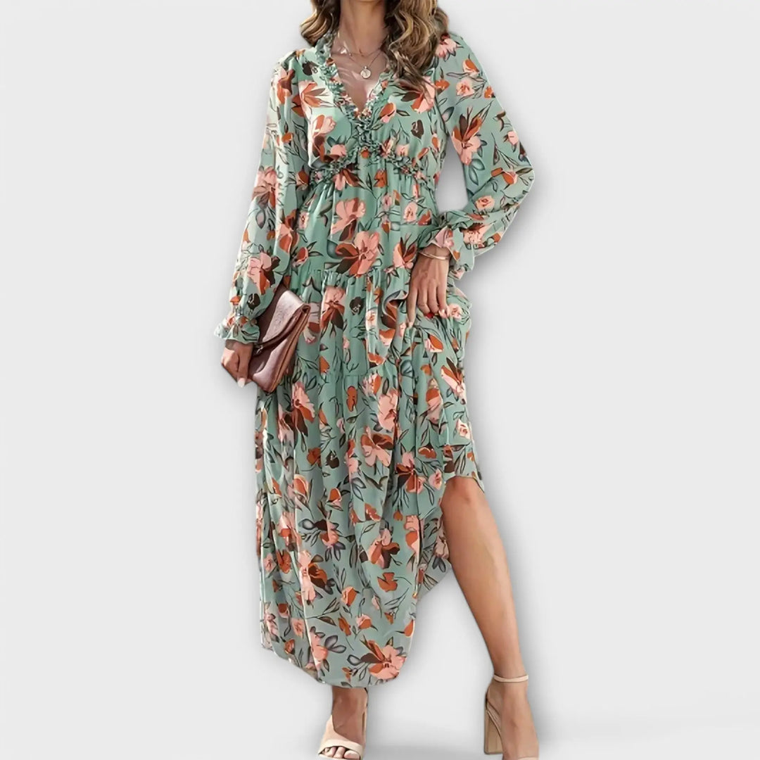 Maxi Dress with Flowers Jasmine's Boutique Australia