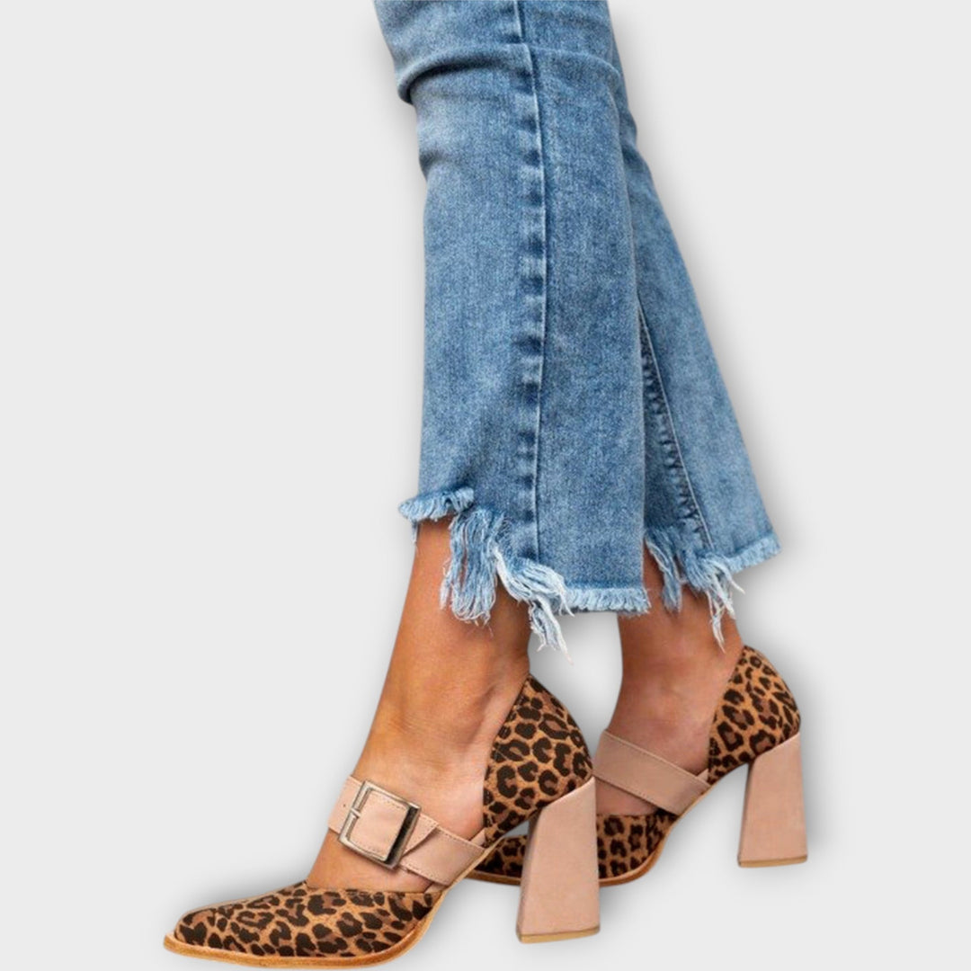 Lion Sandals with Sturdy Heel Jasmine's Boutique Australia