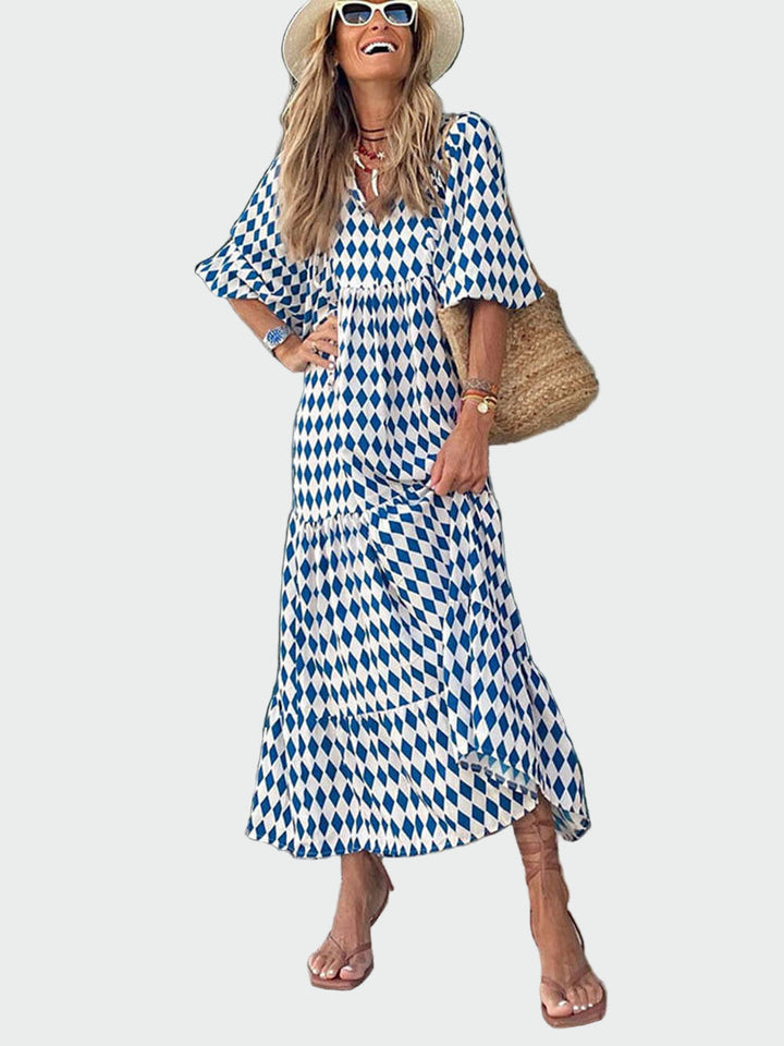 Bohemian Printed Maxi Dress Jasmine's Boutique Australia