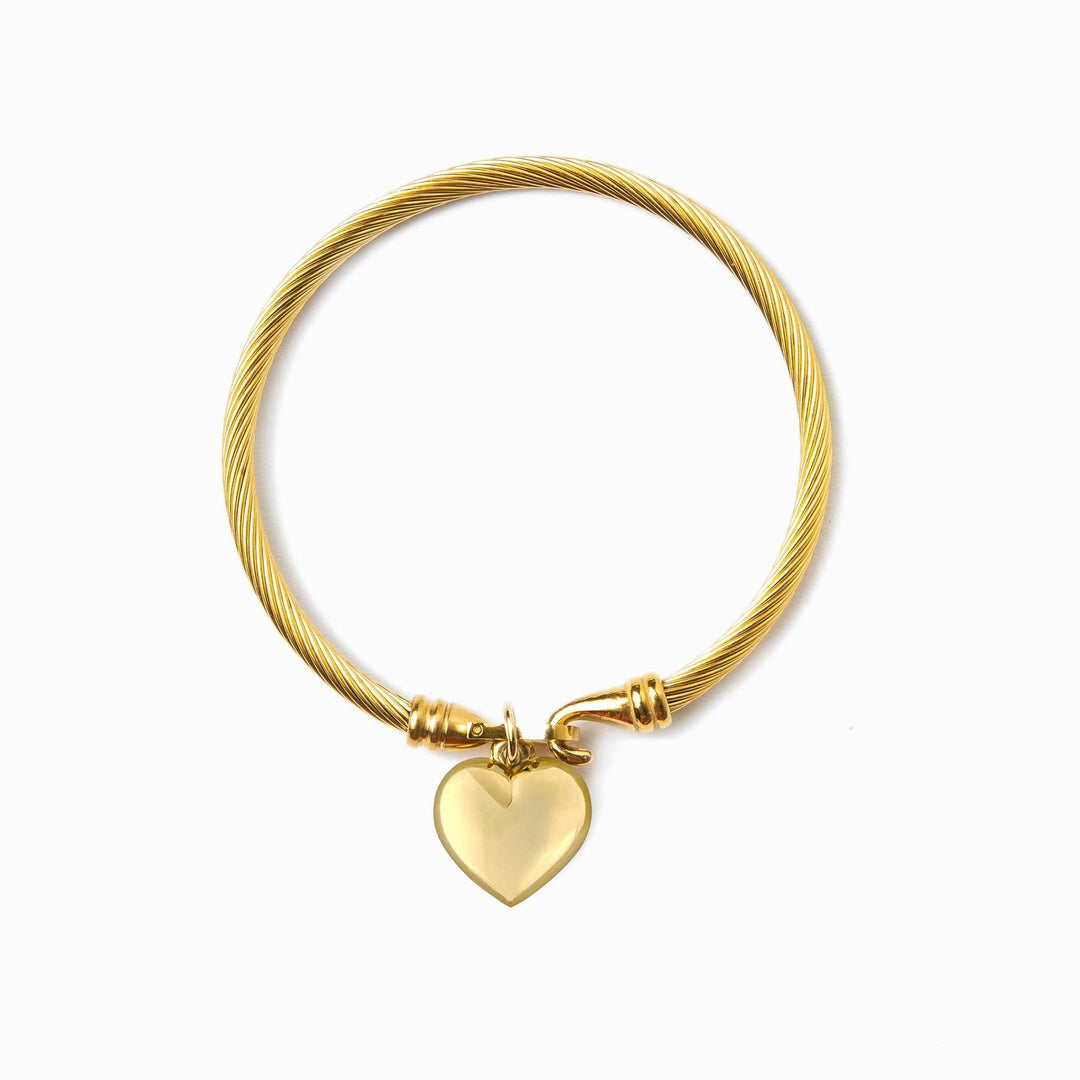 Gold Heart-Shaped Bracelet Jasmine's Boutique Australia