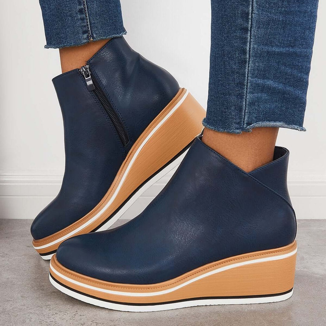 Eclipse Rise Wedge Ankle Boots Jasmine's Boutique Australia
