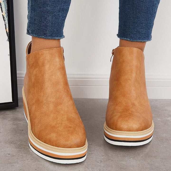 Eclipse Rise Wedge Ankle Boots Jasmine's Boutique Australia