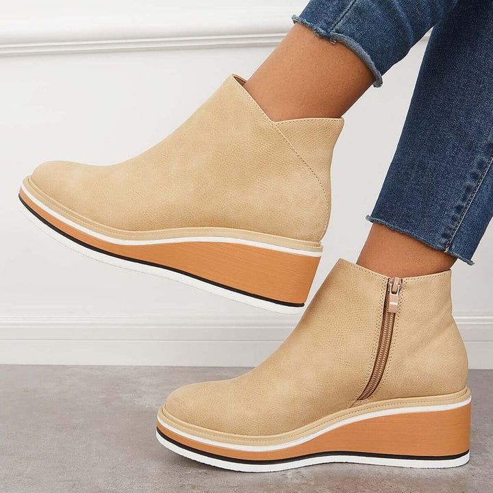 Eclipse Rise Wedge Ankle Boots Jasmine's Boutique Australia