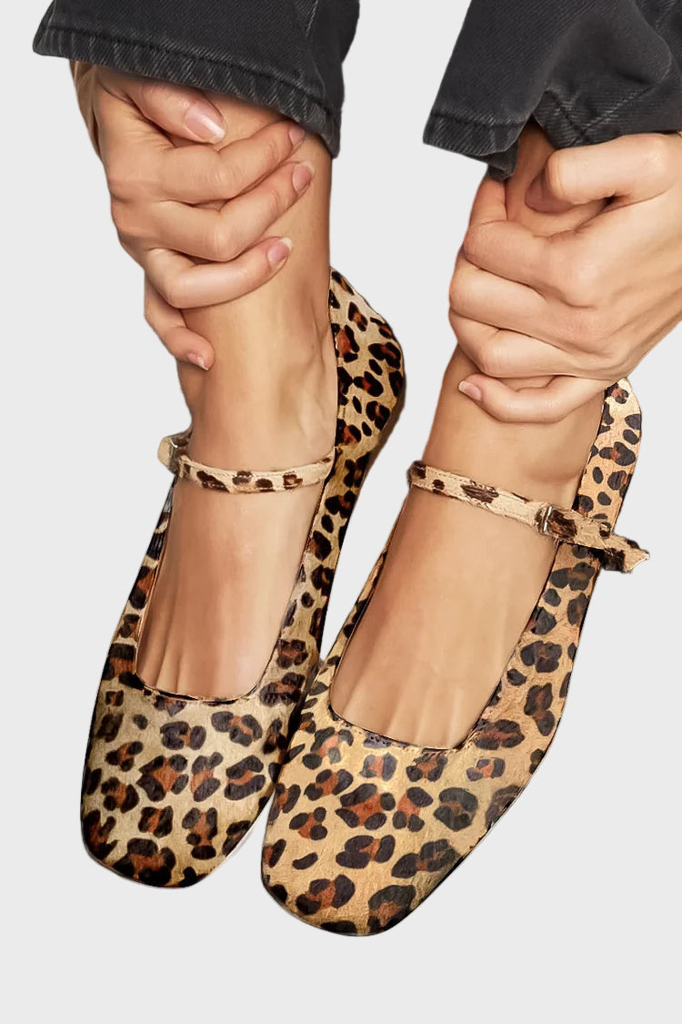 Leopard Mary Janes Jasmine's Boutique Australia