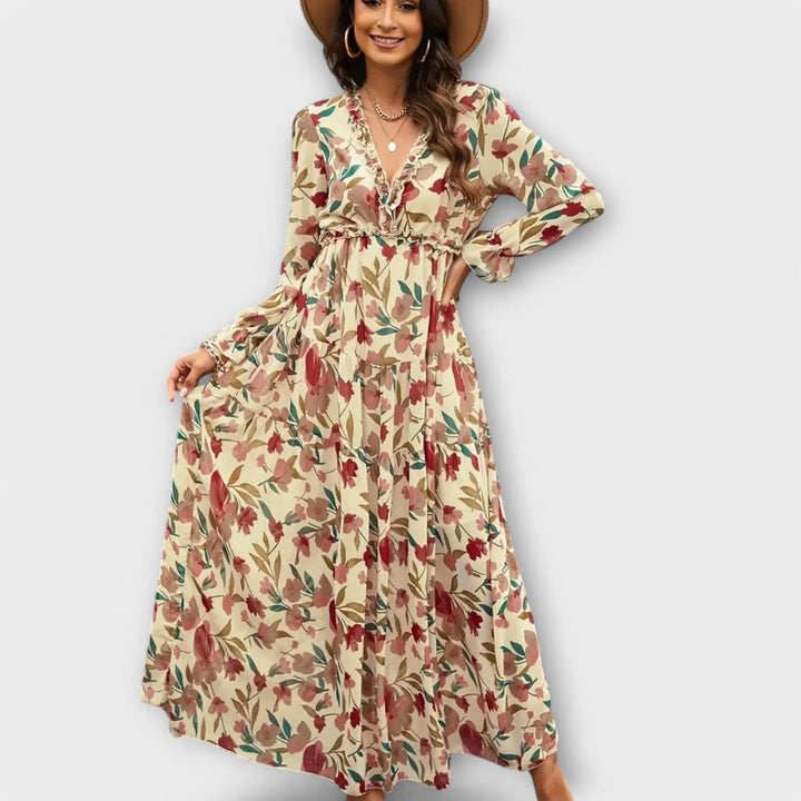 Maxi Dress with Flowers Jasmine's Boutique Australia