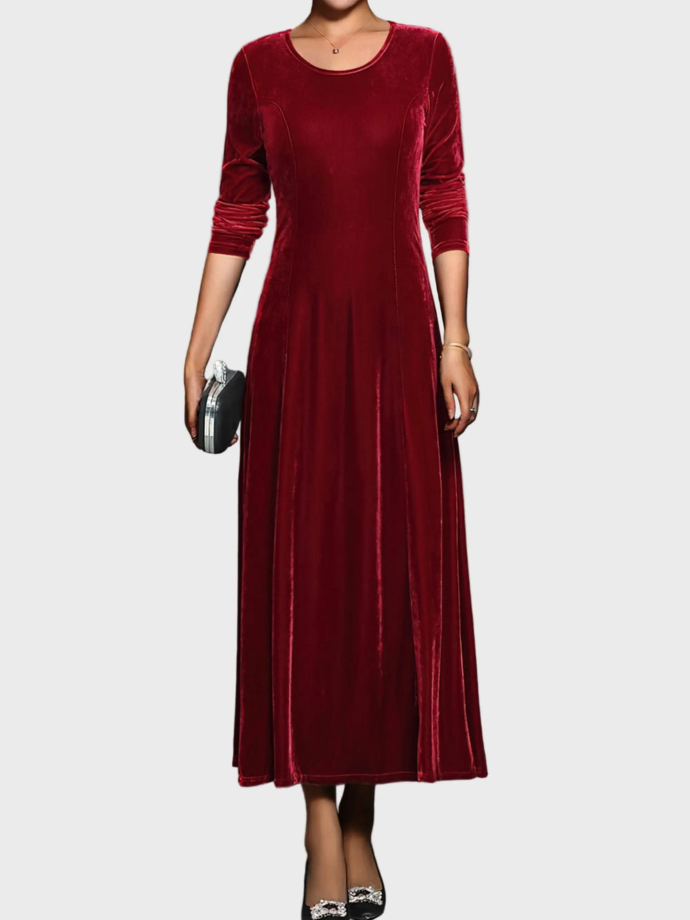 Royal Velvet Elegance Maxi Dress Jasmine's Boutique Australia