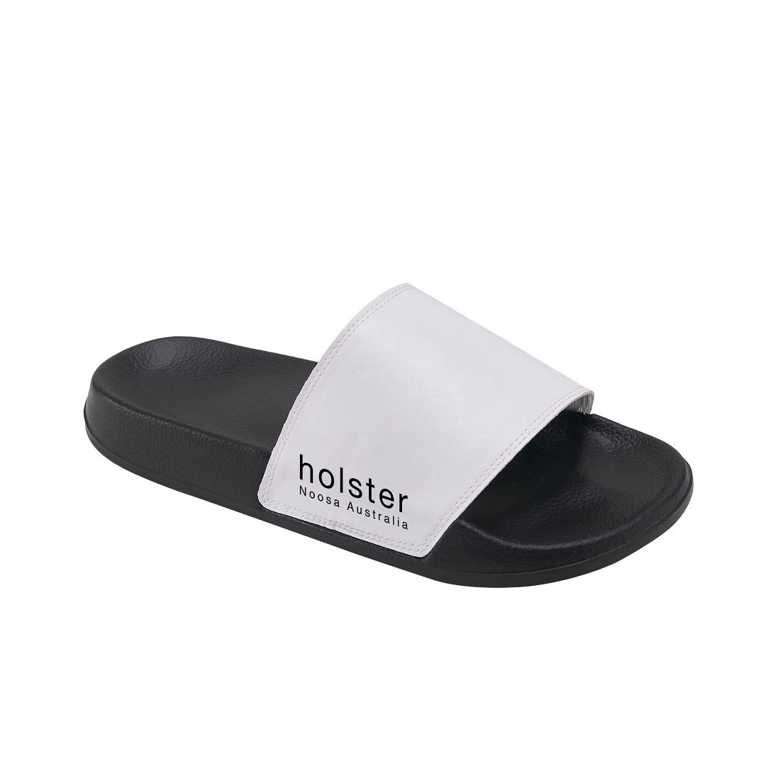 Holster Black & White Logo Slides Jasmine's Boutique Australia