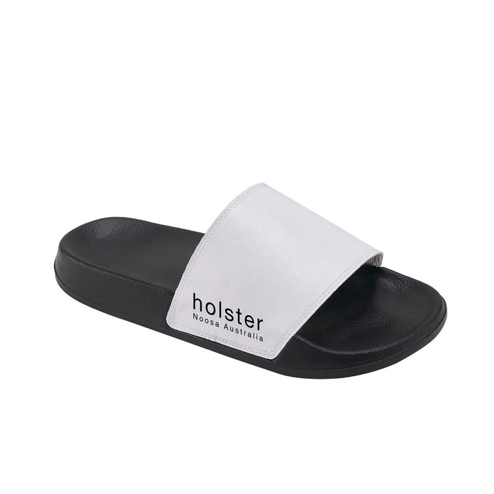 Holster Black & White Logo Slides Jasmine's Boutique Australia