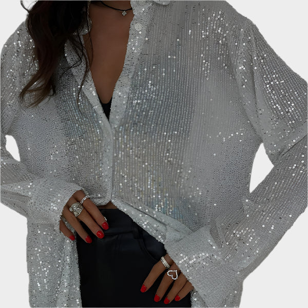 Sequin Party Blouse Jasmine's Boutique Australia