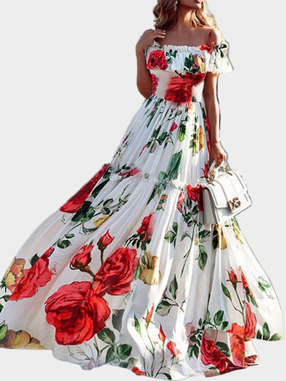 Printed One-Shoulder Resort Dress Jasmine's Boutique Australia