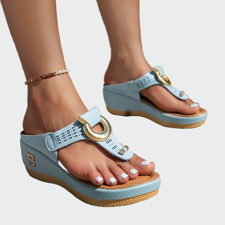 Ring Accent Wedge Sandals Jasmine's Boutique Australia
