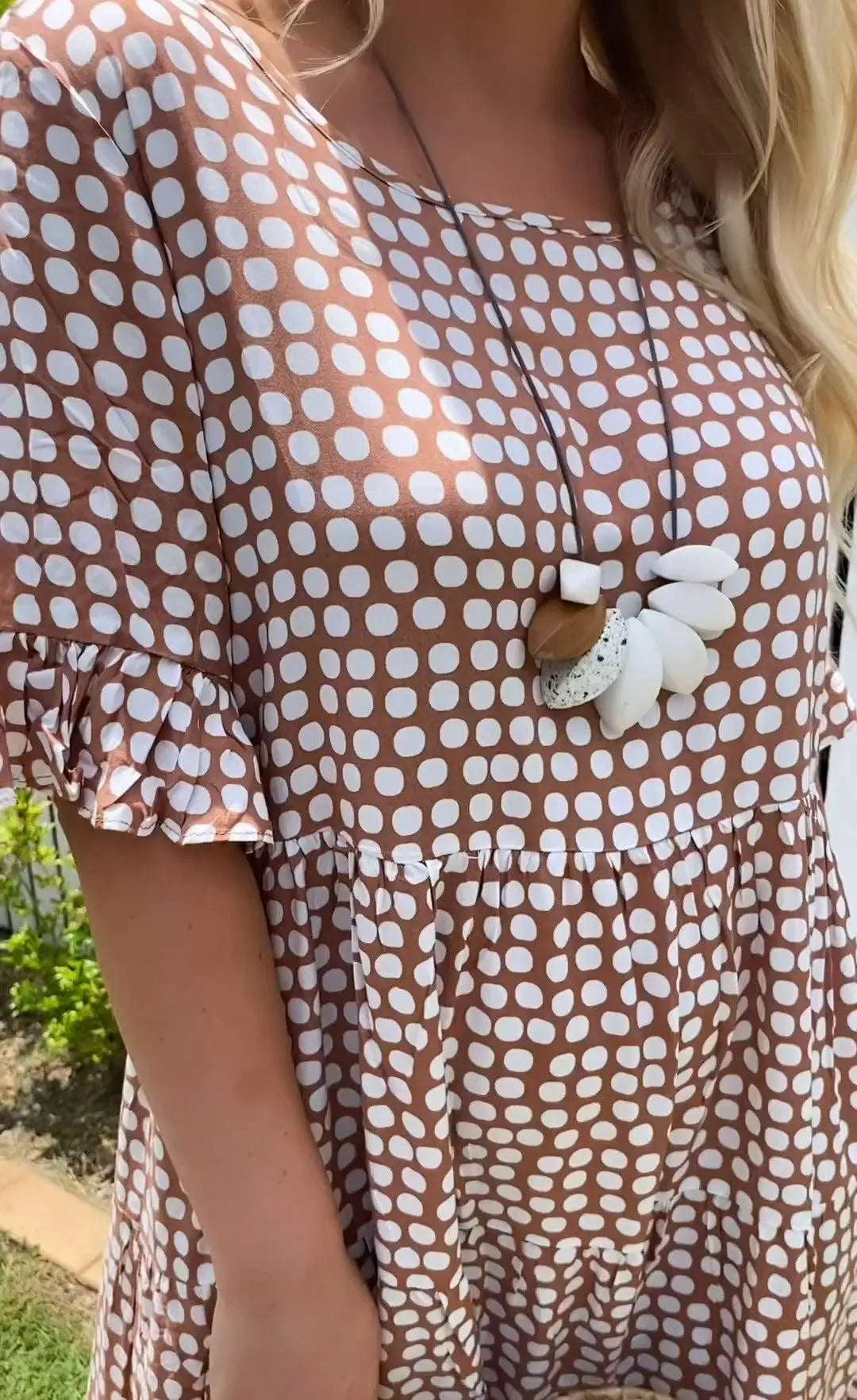Breezy Polka Dot Midi Dress Jasmine's Boutique Australia