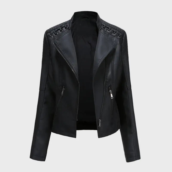 Ruby Edge Leather Jacket Jasmine's Boutique Australia