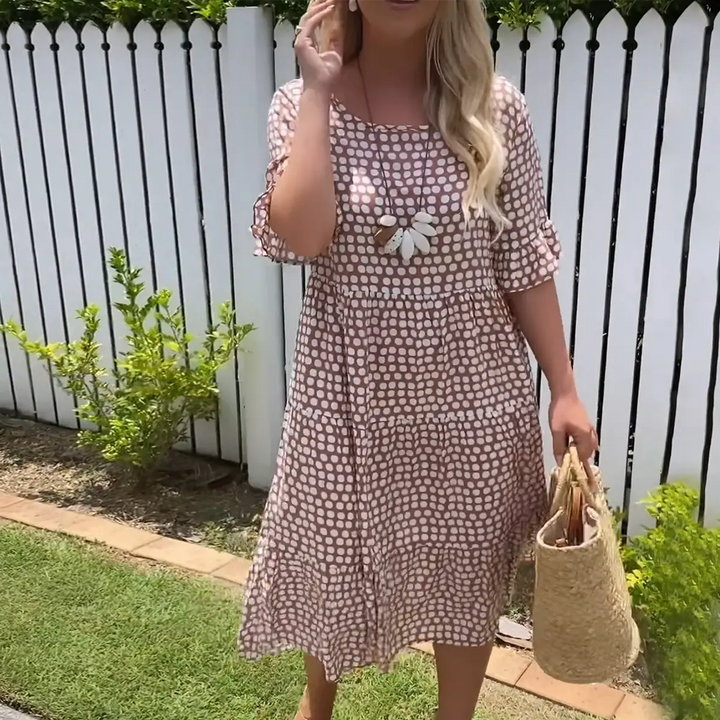 Breezy Polka Dot Midi Dress Jasmine's Boutique Australia