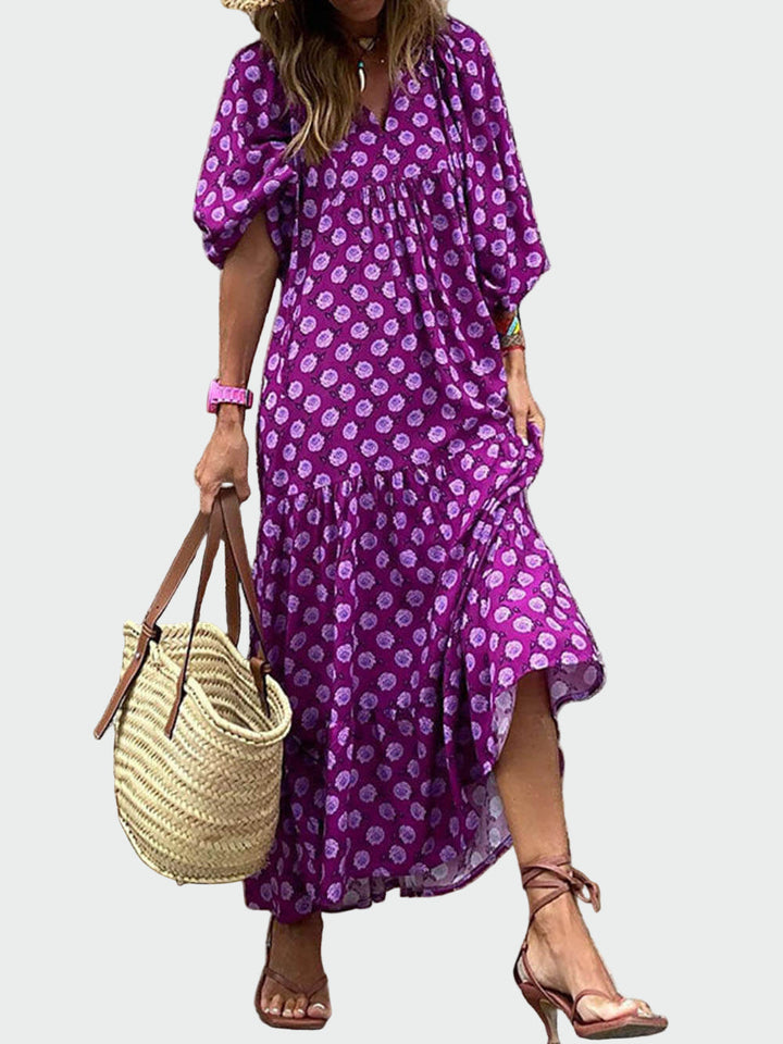 Bohemian Printed Maxi Dress Jasmine's Boutique Australia