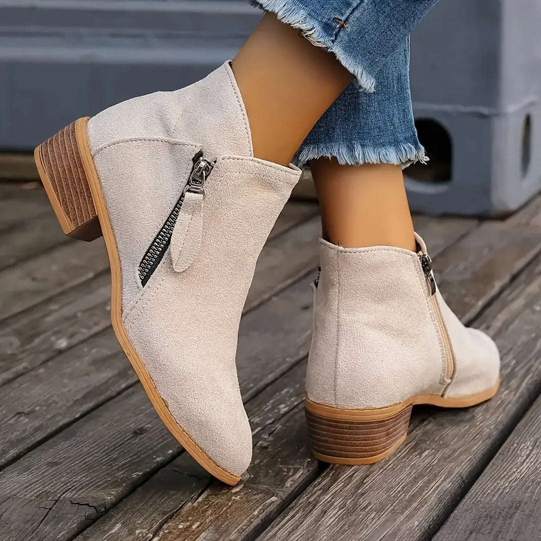Velour Path Suede Ankle Boots Jasmine's Boutique Australia