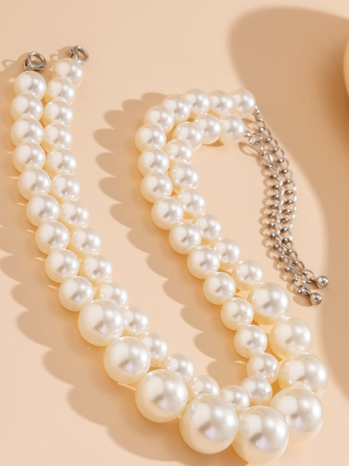 Exaggerated Large Pearl Choker Necklace Jasmine's Boutique Australia