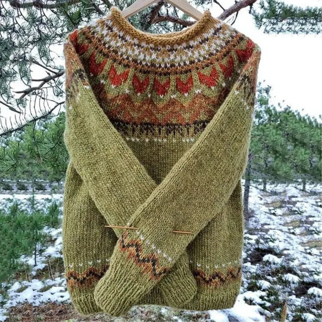 Nordic Bliss Hand-Knit Sweater Jasmine's Boutique Australia