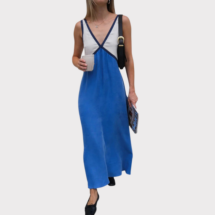Diamond | Lightweight V-Neck Maxi Dress Liora Lane Boutique
