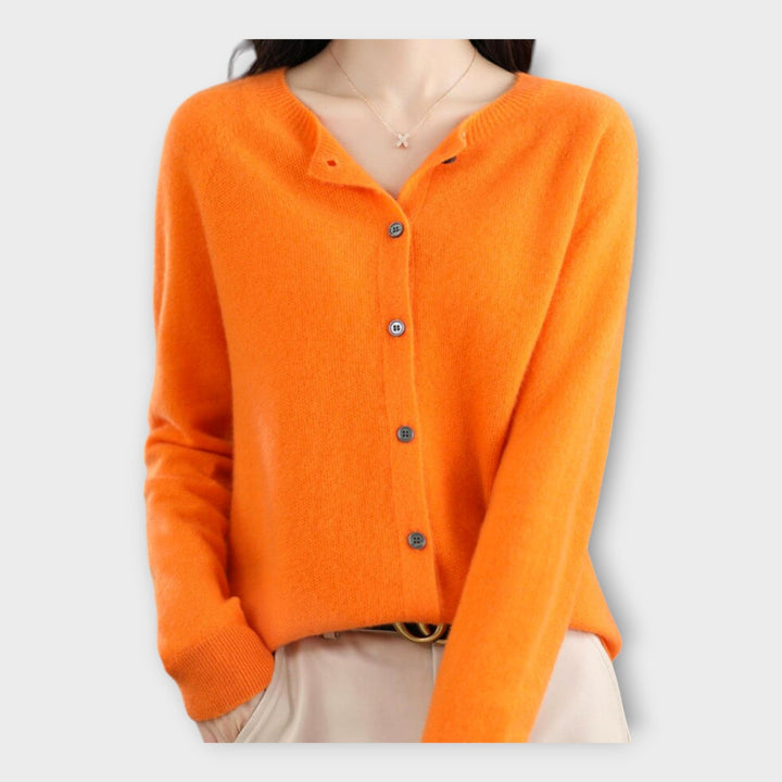 Elegant Buttoned Cardigan Liora Lane Boutique