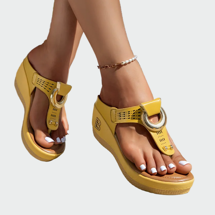 Ring Accent Wedge Sandals Jasmine's Boutique Australia