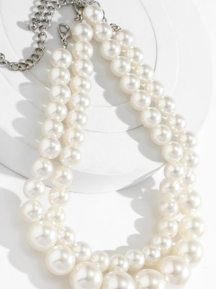 Exaggerated Large Pearl Choker Necklace Jasmine's Boutique Australia