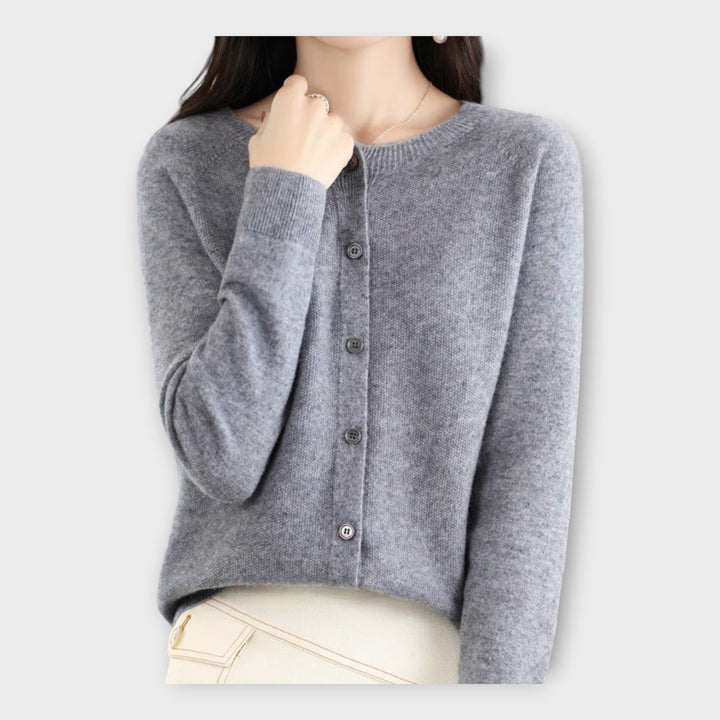 Elegant Buttoned Cardigan Liora Lane Boutique