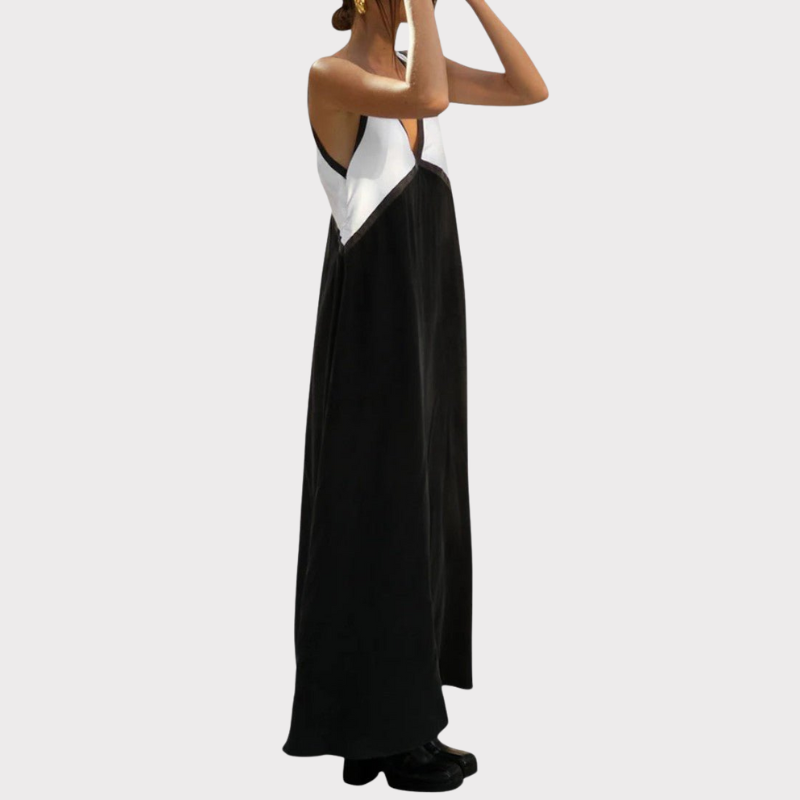 Diamond | Lightweight V-Neck Maxi Dress Liora Lane Boutique