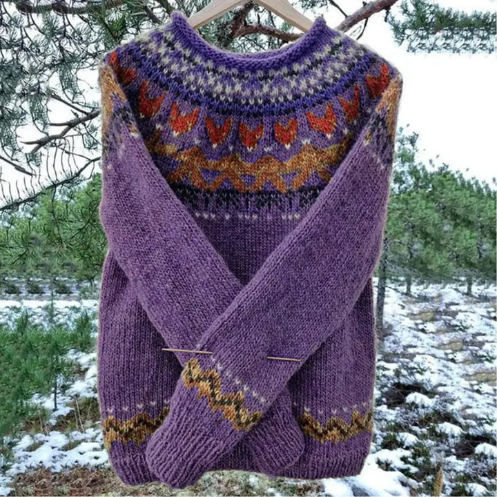 Nordic Bliss Hand-Knit Sweater Jasmine's Boutique Australia