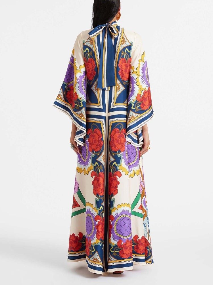 Ravenca™ | Rust Print Maxi Dress Jasmine's Boutique Australia
