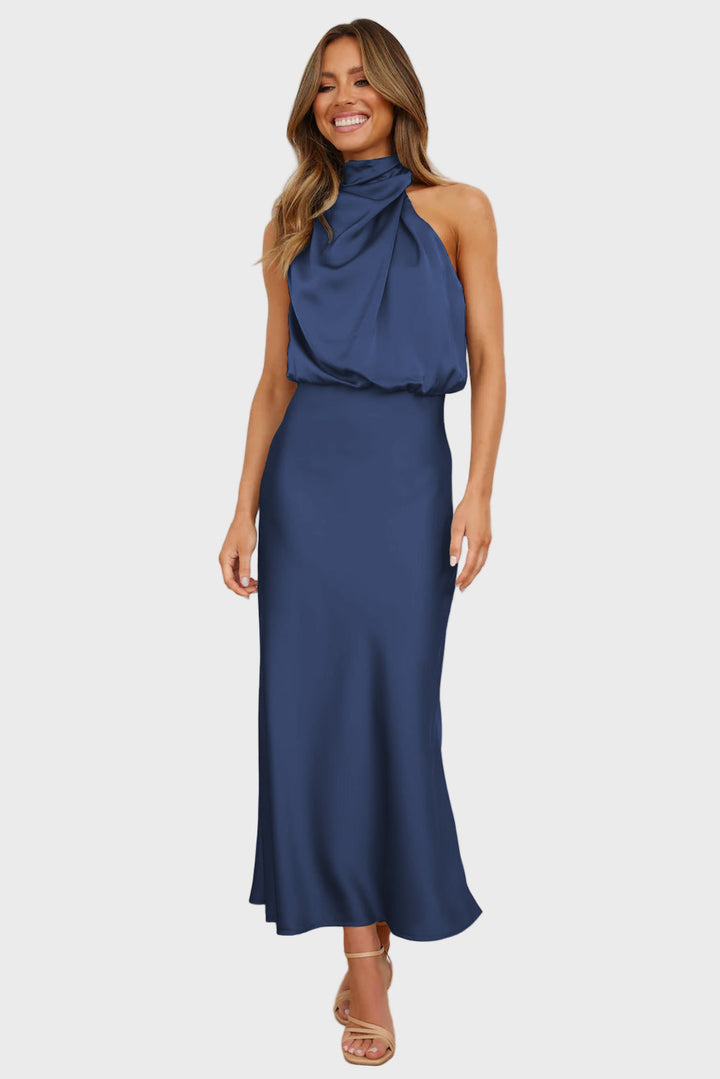 Grace High-Neck Midi Dress Jasmine's Boutique Australia