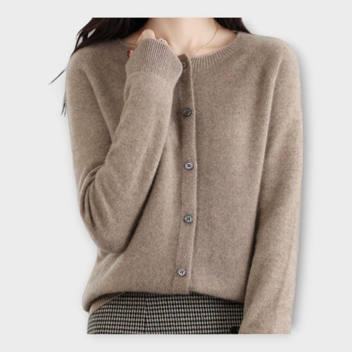 Elegant Buttoned Cardigan Liora Lane Boutique