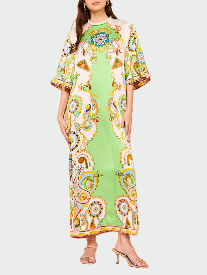 Wide Floral Print Midi Dress Jasmine's Boutique Australia