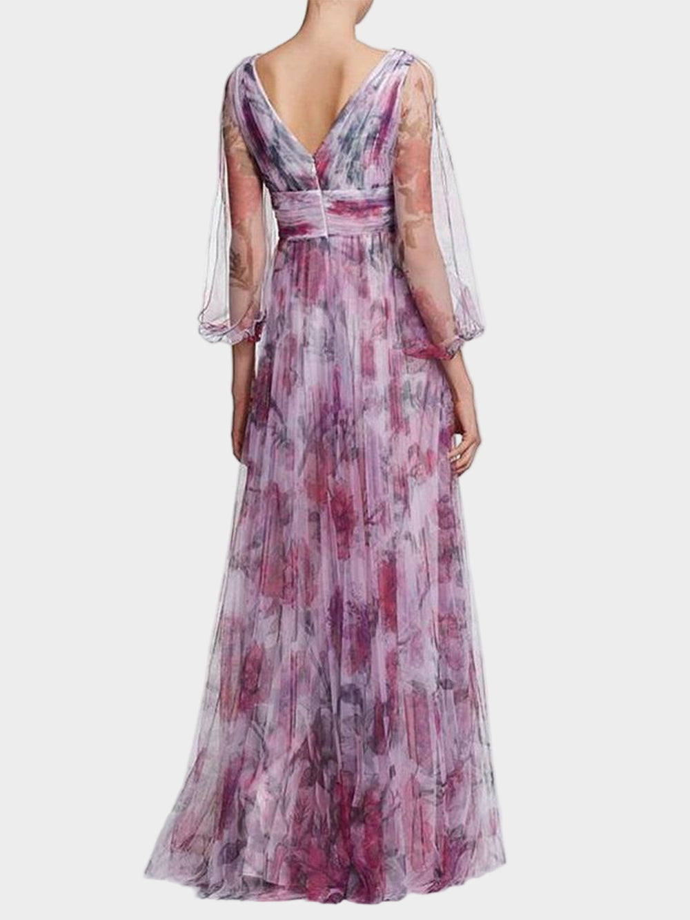 Maxi Dress in Printed Chiffon Jasmine's Boutique Australia