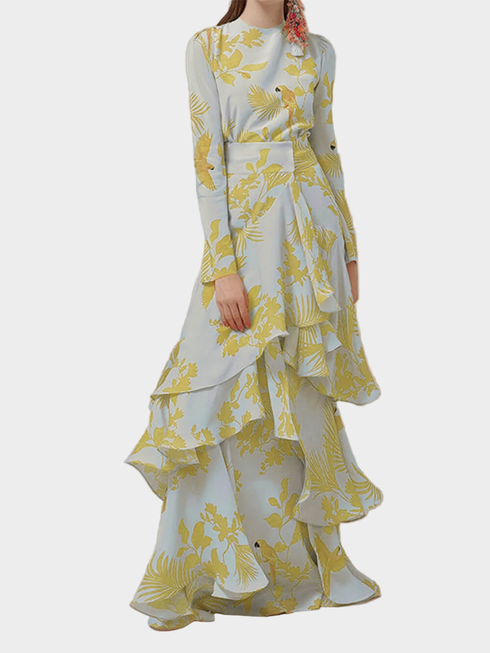 Irregular Ruffle Long Dress Jasmine's Boutique Australia