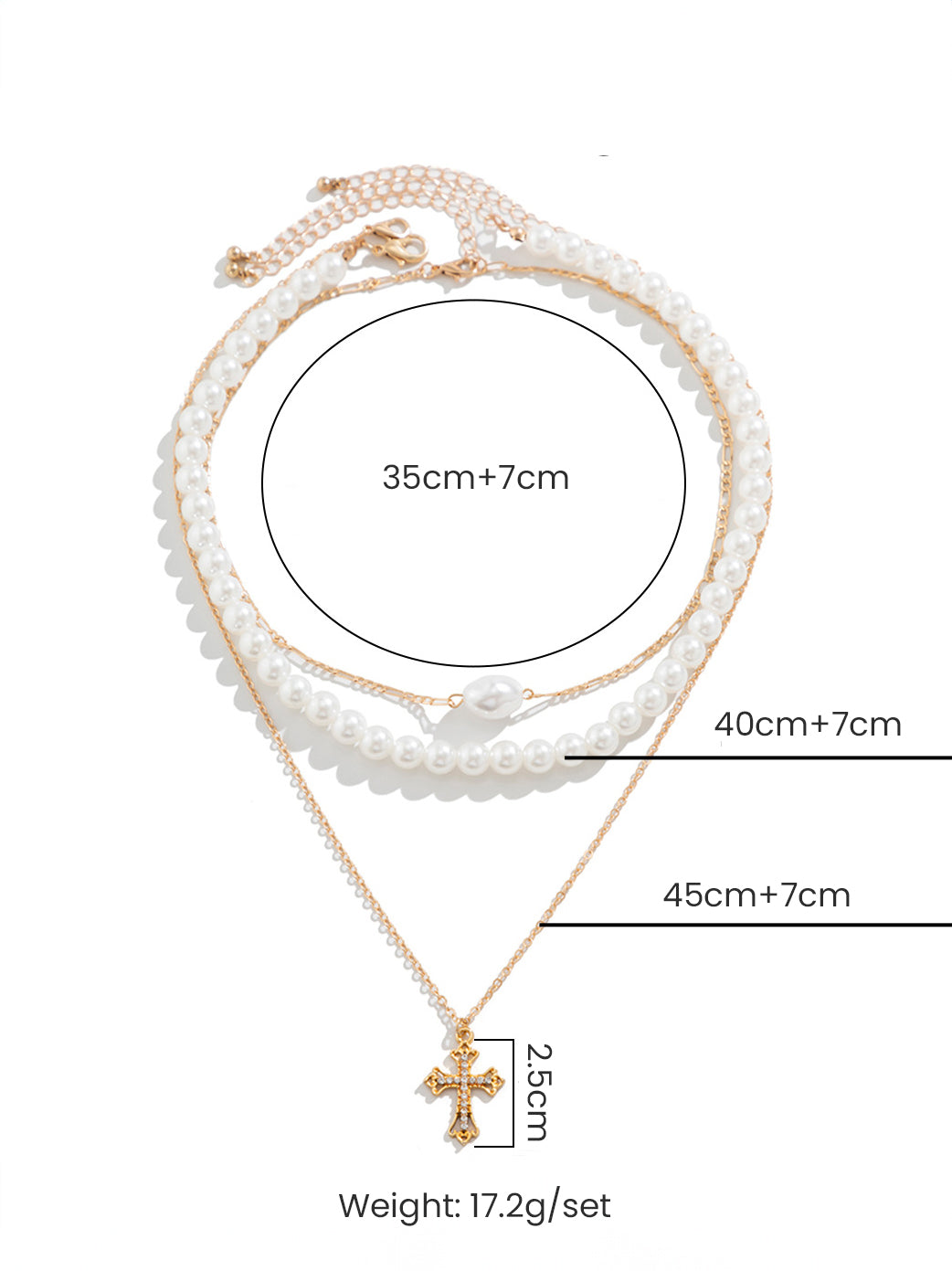 Multi-Layer Pearl Necklace Jasmine's Boutique Australia