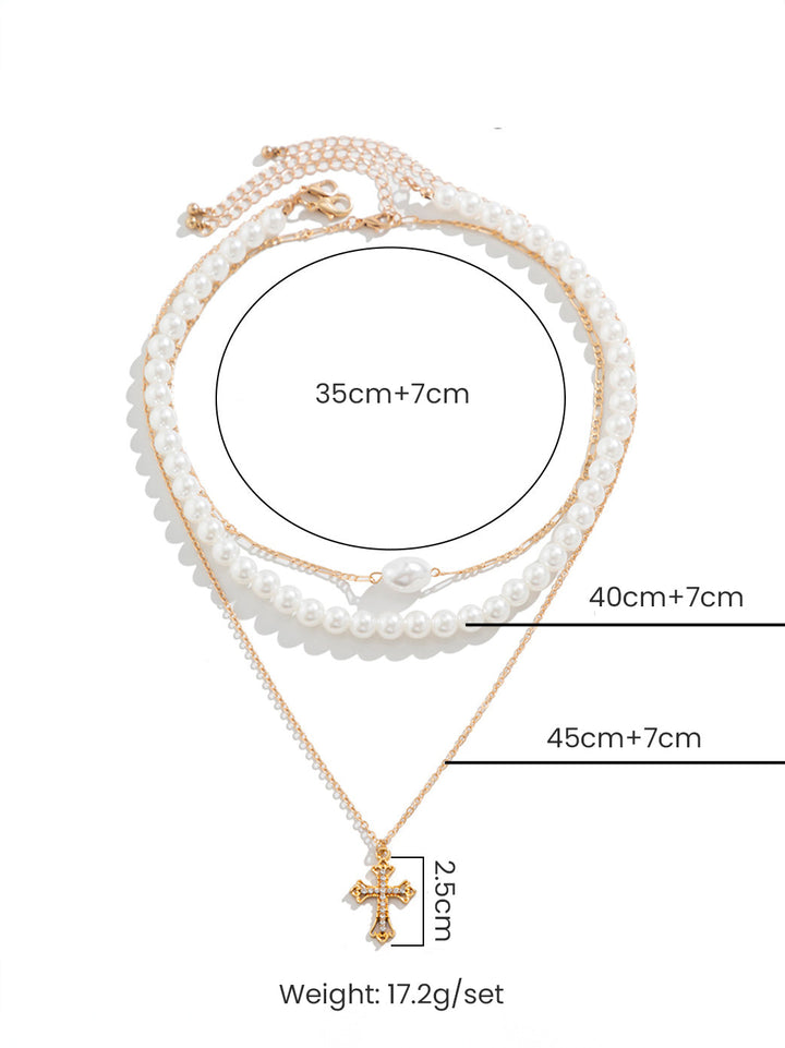 Multi-Layer Pearl Necklace Jasmine's Boutique Australia