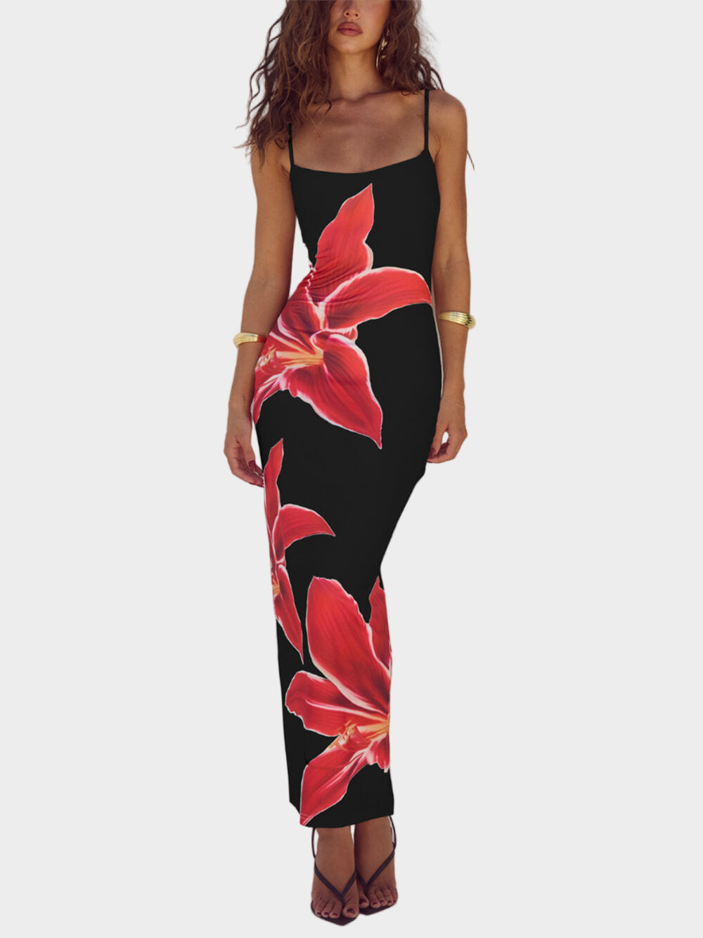 Unforgettable Abstract Floral Maxi Dress Jasmine's Boutique Australia