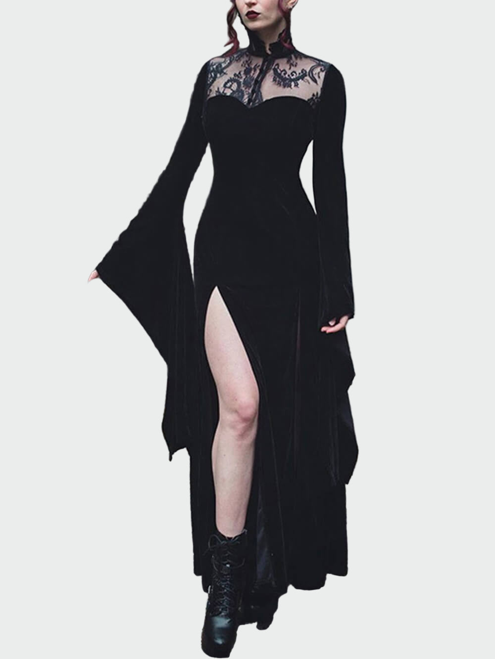 Halloween Witch Slit Dress Jasmine's Boutique Australia