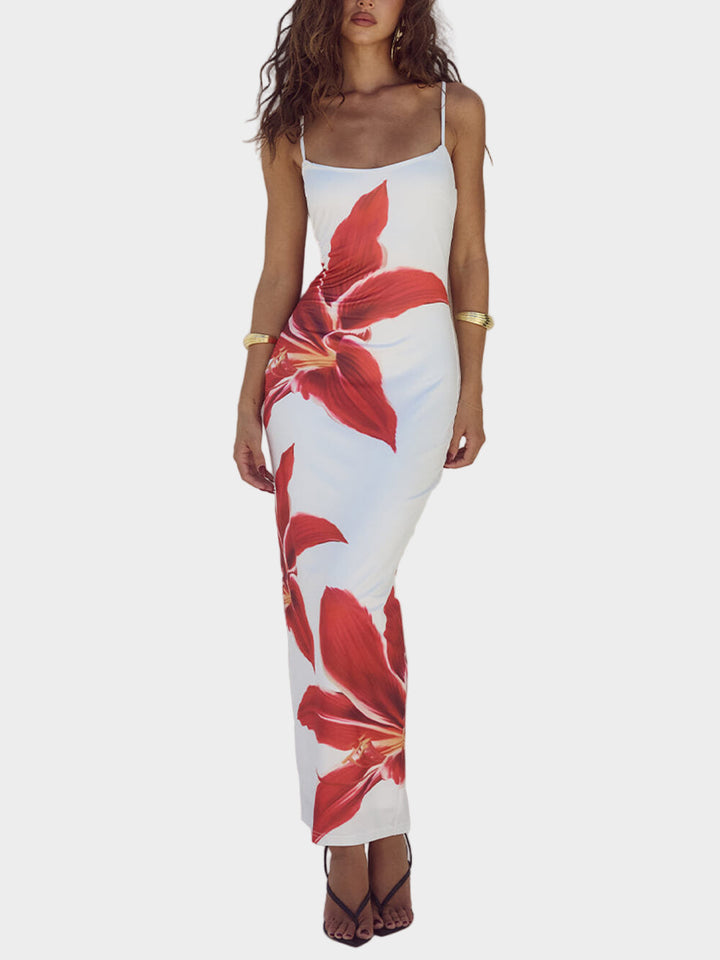Unforgettable Abstract Floral Maxi Dress Jasmine's Boutique Australia