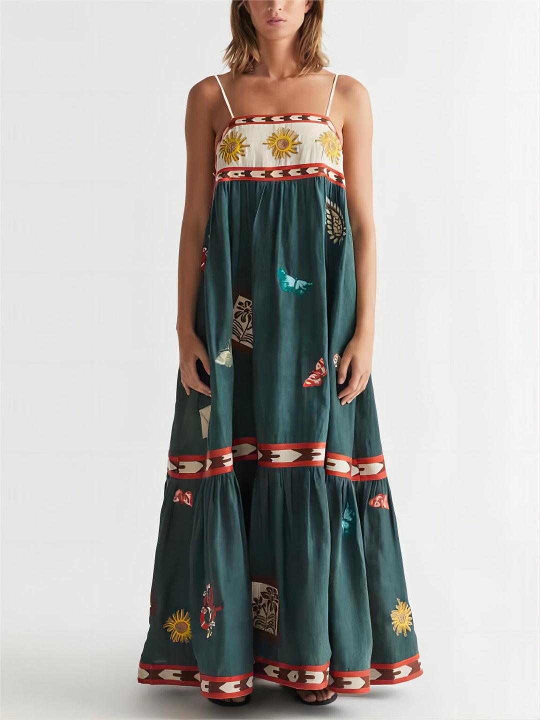 Summer Print Midi Dress Jasmine's Boutique Australia