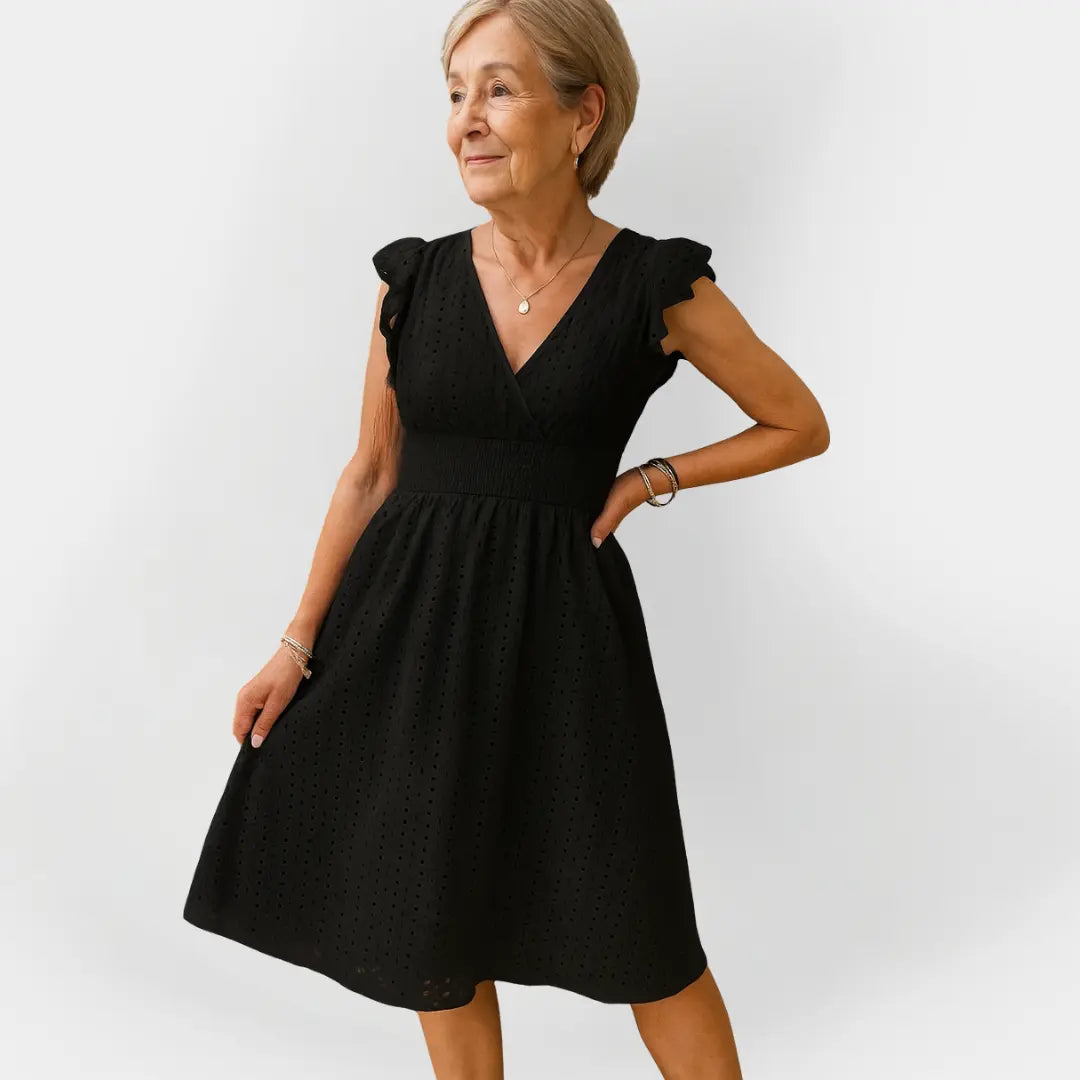 Impressive Dress with Puff Waist Jasmine's Boutique Australia
