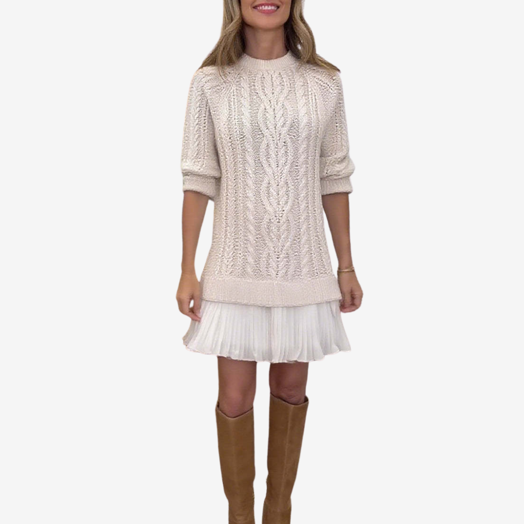 Chloe | Knitted Sweater Dress  Liora Lane Boutique Dress