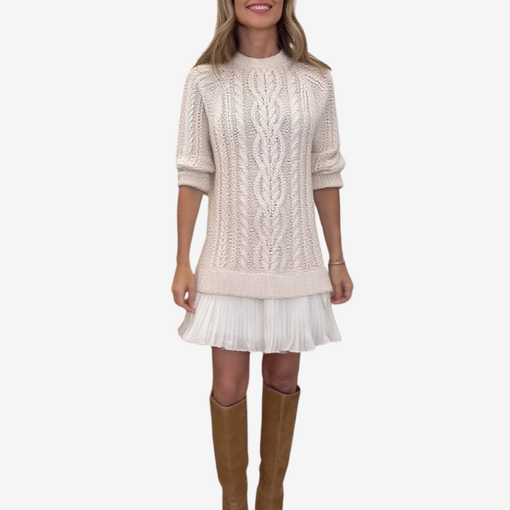 Chloe | Knitted Sweater Dress  Liora Lane Boutique Dress
