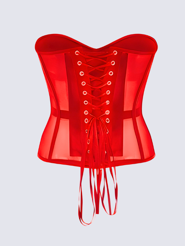 Crimson Spark Bustier Corset Jasmine's Boutique Australia