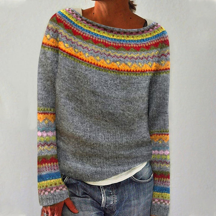Emily | Colourful Cosy Jumper  Liora Lane Boutique  UK 16-18 (2XL) 39.95
