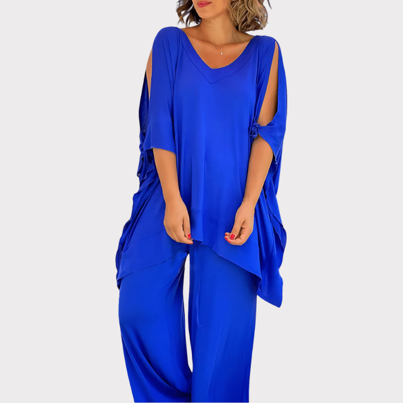 Cecilia | Two-Piece Set with Off-Shoulder Detail Liora Lane Boutique