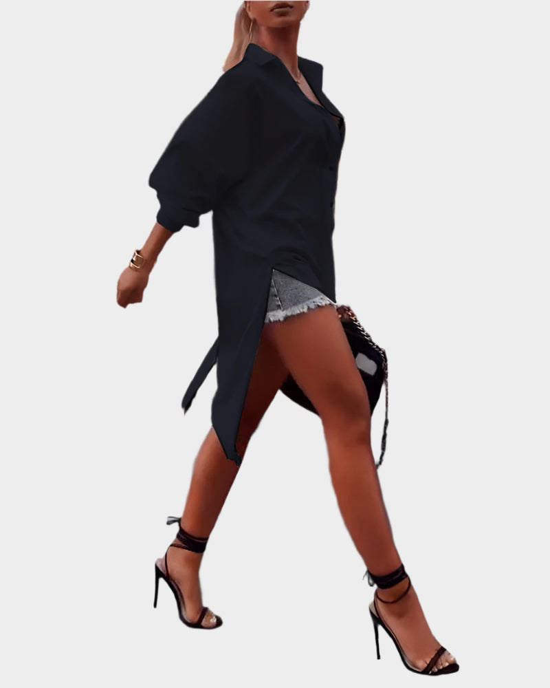 Shirt with Slit Jasmine's Boutique Australia